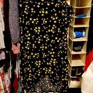 AEO floral wrap around skirt